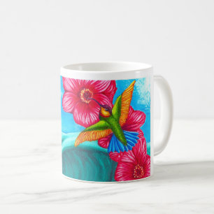 Hummingbird Ocean Coffee Tasse