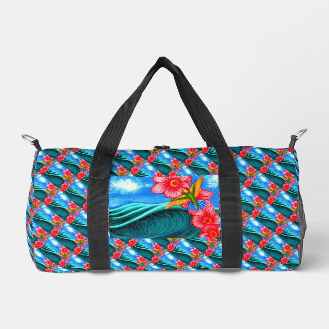 Hummingbird Ocean  Duffle Bag (Vorderseite)