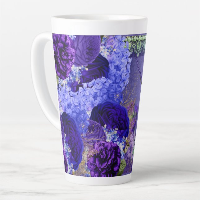 Hummingbird on purple crystal and lace back with l milchtasse (Linke Ecke)