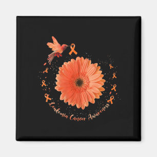 Hummingbird Orange Sonnenblumen Leukämie Tumorware Magnet