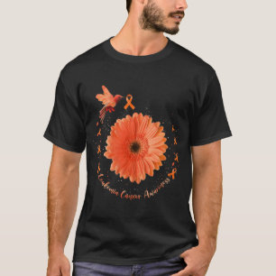Hummingbird Orange Sonnenblumen Leukämie Tumorware T-Shirt