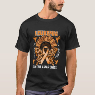 Hummingbird Orange Sonnenblumen Leukämie Tumorware T-Shirt