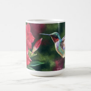 Hummingbird Painting Tasse von Mandy Roeing
