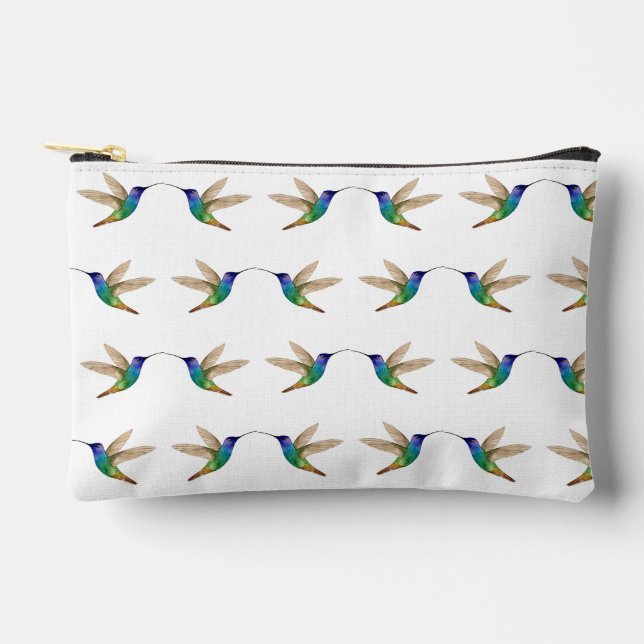 Hummingbird Pattern Zubehörtasche (Vorderseite)