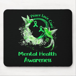 Hummingbird Peace Liebe heilen psychische Gesundhe Mousepad