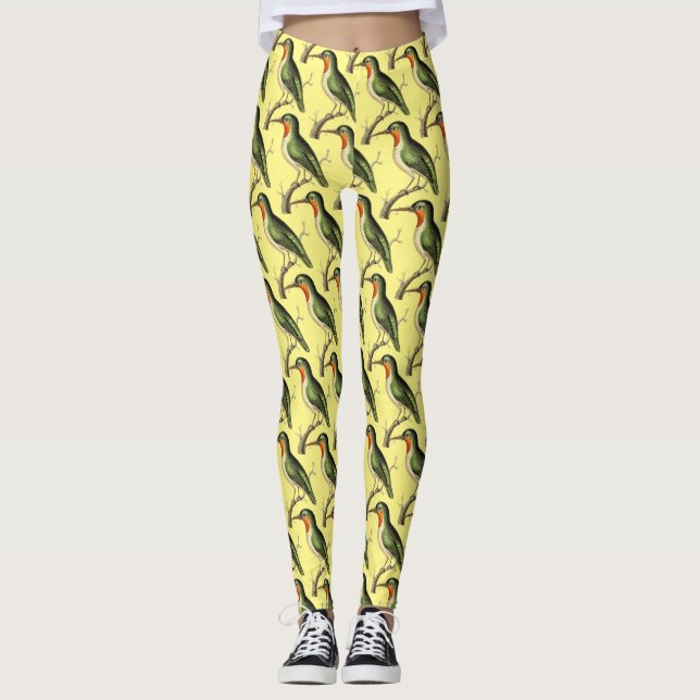 Hummingbird Perched Thunder_Cove Leggings (Vorderseite)