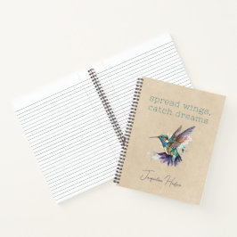 Hummingbird Personalisiert Motivierend Notizbuch