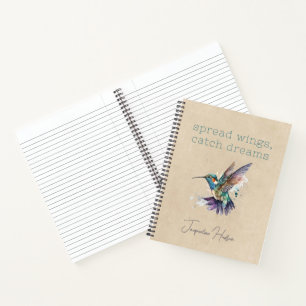 Hummingbird Personalisiert Motivierend Notizbuch