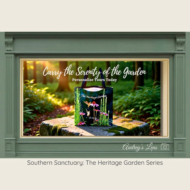 Hummingbird & Pink Coneflower Botanical Tote (Von Creator hochgeladen)