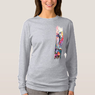 Hummingbird Pinselstrich T-Shirt
