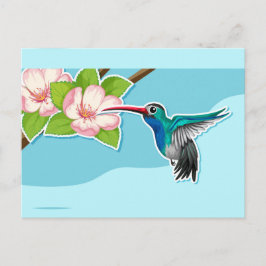 Hummingbird Postcard Postkarte