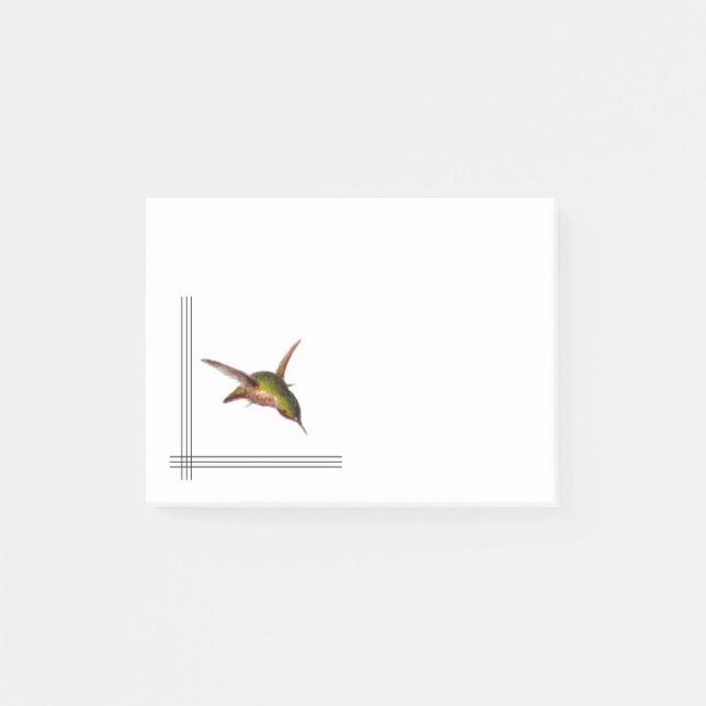Hummingbird Postit Notes Post-it Klebezettel (Vorderseite)