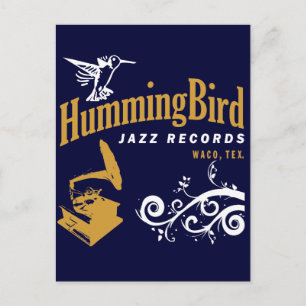 Hummingbird Records Postkarte
