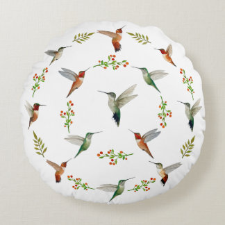 Hummingbird  rundes kissen
