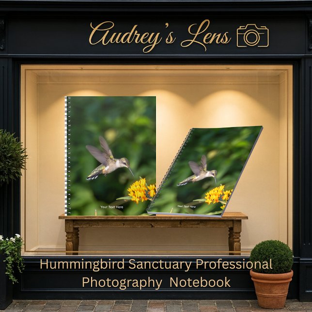 Hummingbird Sanctuary Professional Photography  Notizblock (Von Creator hochgeladen)
