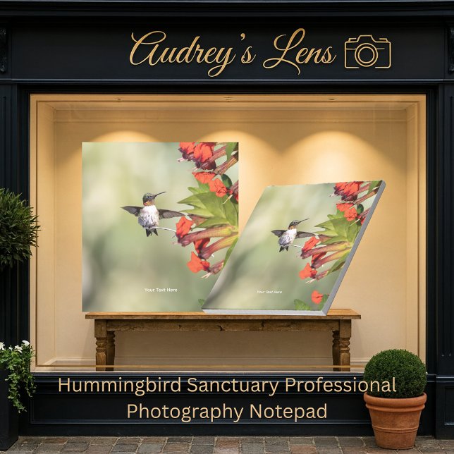 Hummingbird Sanctuary Professional Photography  Notizblock (Von Creator hochgeladen)