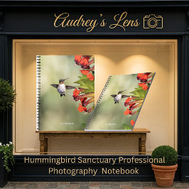 Hummingbird Sanctuary Professional Photography  Notizblock