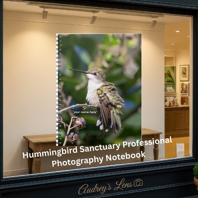 Hummingbird Sanctuary Professional Photography  Notizblock (Von Creator hochgeladen)
