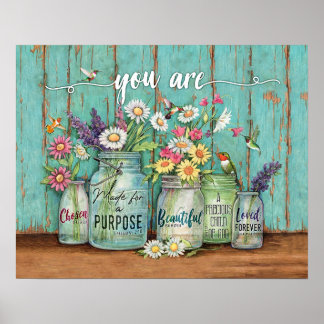 Hummingbird Sie sind schöne Hauswärme Geschenke Poster