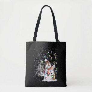 Hummingbird Snowman Frohe Weihnachten