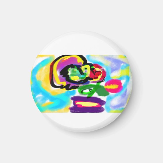 Hummingbird spring  magnet (Vorne)