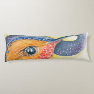 Hummingbird Stars Galaxy Wasserfarbe Seitenschläferkissen