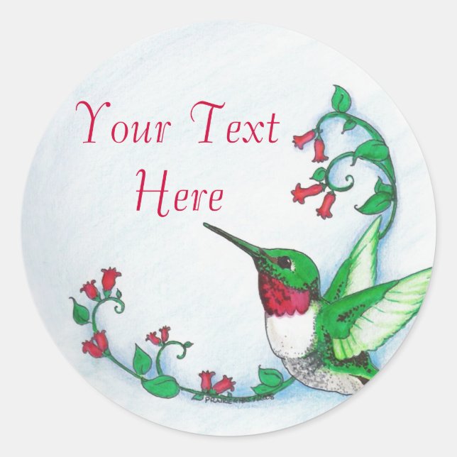 Hummingbird Stickers (Vorderseite)
