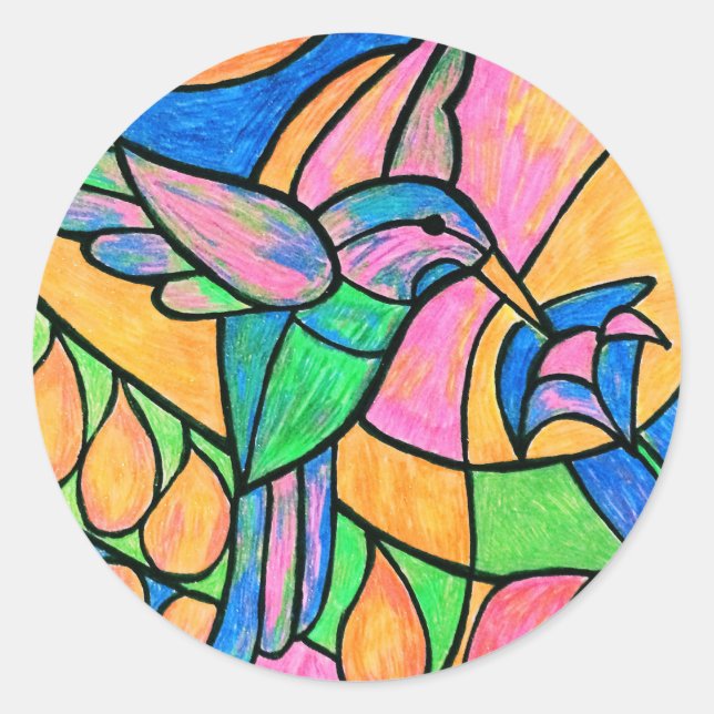 Hummingbird Stickers (Vorderseite)