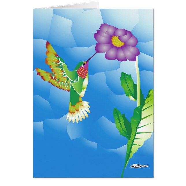 Hummingbird: stilisiert (Vorne)