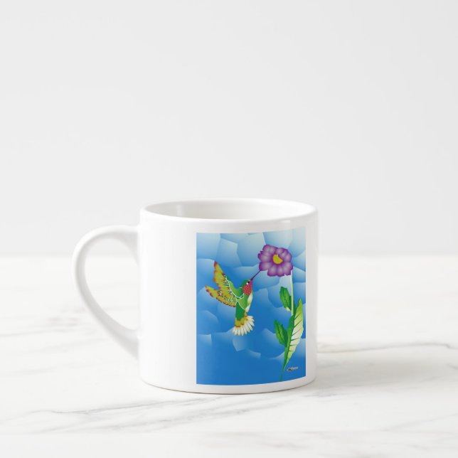 Hummingbird: stilisiert espressotasse (Links)