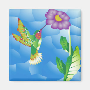 Hummingbird: stilisiert magnet