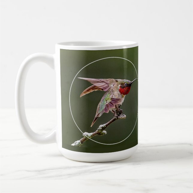 Hummingbird Stretches Kaffeetasse (Links)