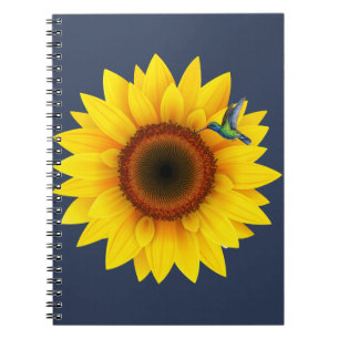 Hummingbird & Sunflower Notizblock