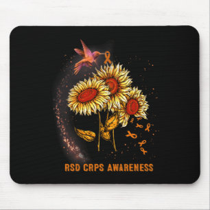 Hummingbird Sunflower Rsd Crps Bewusstsein Mousepad