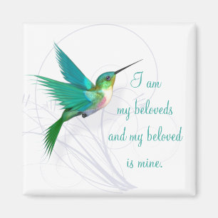 Hummingbird Swirl Magnet ~ Mein Geliebter