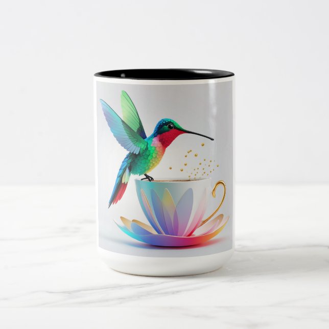 Hummingbird-Tasse Zweifarbige Tasse (Mittel)