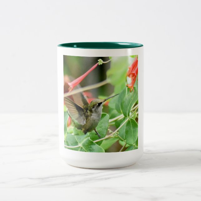 Hummingbird-Tasse Zweifarbige Tasse (Mittel)