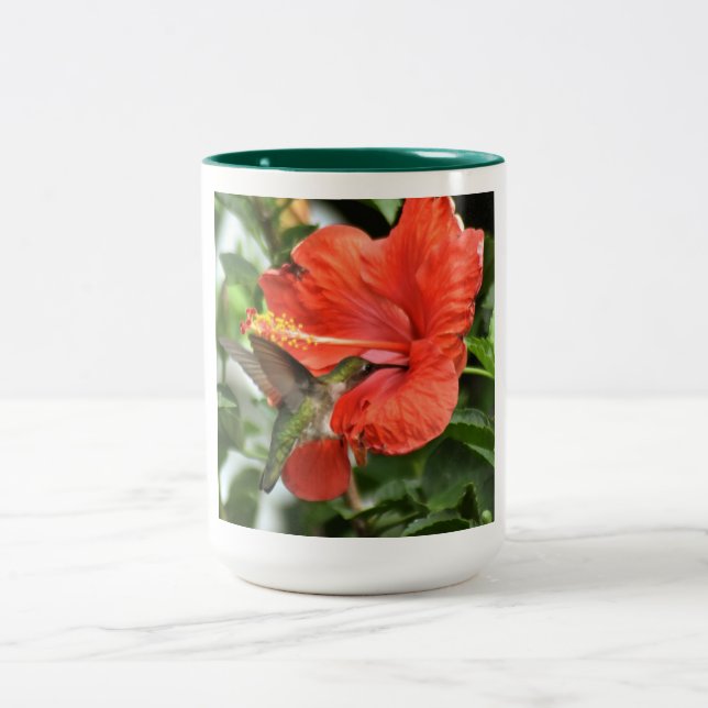 Hummingbird-Tasse Zweifarbige Tasse (Mittel)