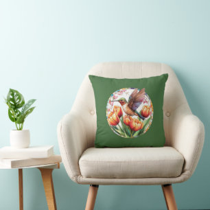 Hummingbird Throw Kissen