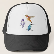 Hummingbird Trio Hat