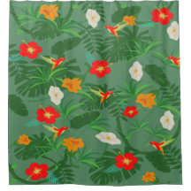 Hummingbird Tropical Dream Pattern