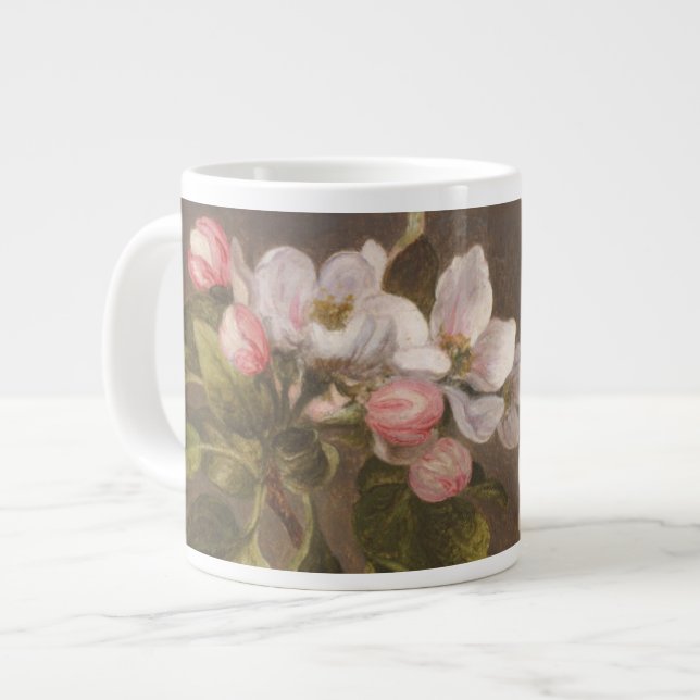 Hummingbird und Apfelblüten Jumbo-Tasse (Vorderseite Links)