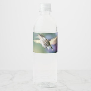 Hummingbird Wasserflaschenetikett