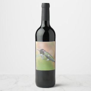 Hummingbird-Weinetikett Weinetikett