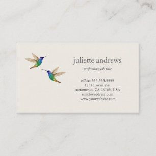 Hummingbirds Business Card Visitenkarte