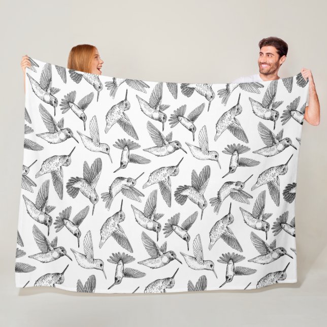 Hummingbirds Fleece Blanket (Beispiel)