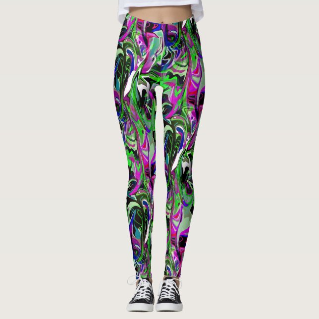 Hummingbirds in Flight.... Leggings (Vorderseite)
