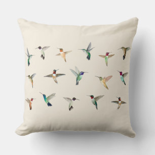 Hummingbirds of North America Throw Kissen