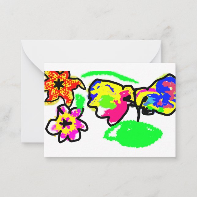 Hummingbirds Wedding Mitteilungskarte (Vorderseite)