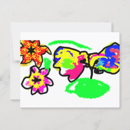 Hummingbirds Wedding Postkarte